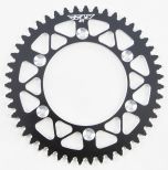 Fly Racing Rear Sprocket Aluminum 47t-520 Blk Honda  Black