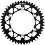 Fly Racing Rear Sprocket Aluminum 46t-520 Blk Honda/yamaha  Black