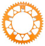 Fly Racing Rear Sprocket Aluminum 48t-420 Org Husq/ktm  Orange