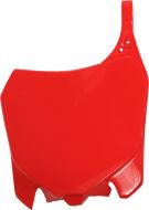 Polisport Front Number Plate Red  Red