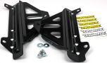 Works Radiator Braces Black  Black