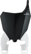 Acerbis Front Number Plate Black/white  Black/White