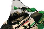 Powermadd Cobra W/s Mid Clear/blk 17" Ac/yamaha Procross/proclimb/viper  Acid Concrete