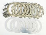 Complete Clutch Plate Set W/springs  Black/1/4" ID