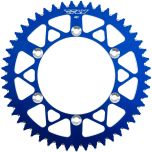 Fly Racing Rear Sprocket Aluminum 49t-520 Blu Honda/yamaha  Blue