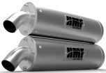 Hmf Titan Series Exhaust Slip-on Stainless Steel Center Mount  Acid Concrete