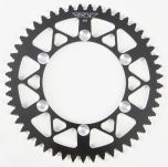 Fly Racing Rear Sprocket Aluminum 49t-520 Blk Honda/yamaha  Black