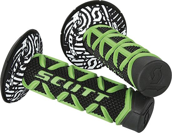 Scott Diamond Mx Grip (green/black)  Green/Black