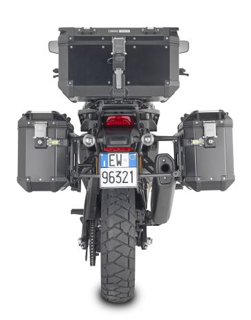 Givi Trekker Outback Side Case One-fit Mounts  Acid Concrete