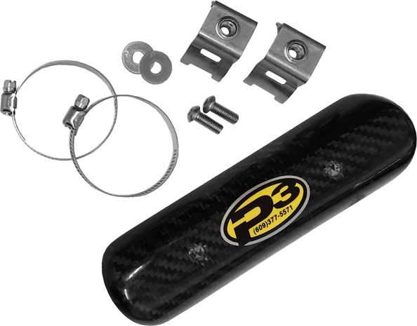 P3 Heat Shield Carbon Fiber 5" Universal  