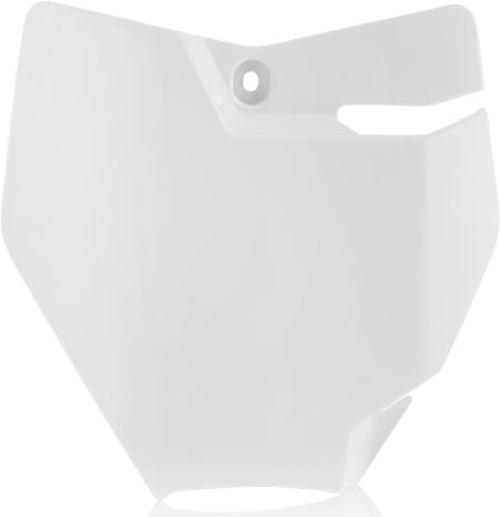 Acerbis Front Number Plate White  White