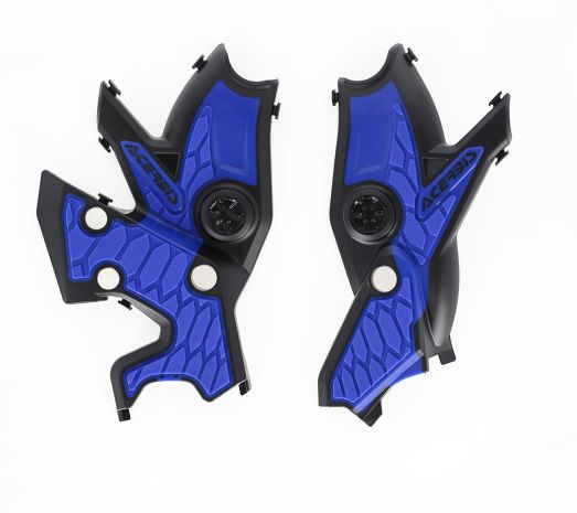 Acerbis X-grip Frame Guard Black/blue Yamaha  Black/Blue