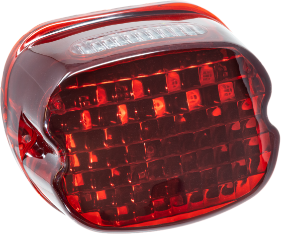 Letric Lighting Co Slantback Led Tailight Red Lense  Acid Concrete