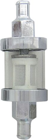 Harddrive See-flow Fuel Filter 3-7/8"x 1-1/8" 5/16" Line  Alpine White