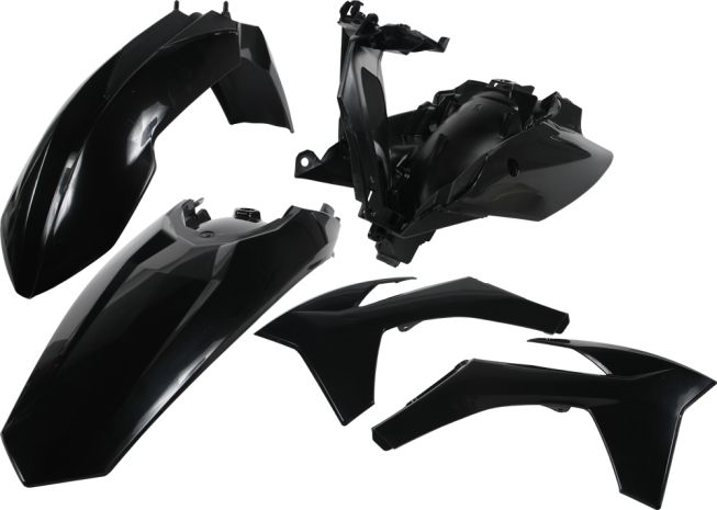 Acerbis Plastic Kit Black  Black