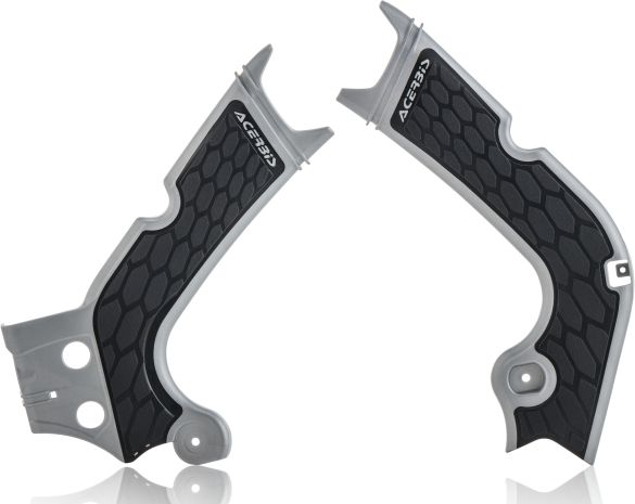 Acerbis X-grip Frame Guard Silver/black  Silver/Black