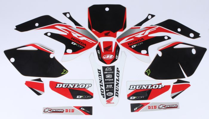 D-cor Honda Raceline Graphic/trim Kit  Alpine White