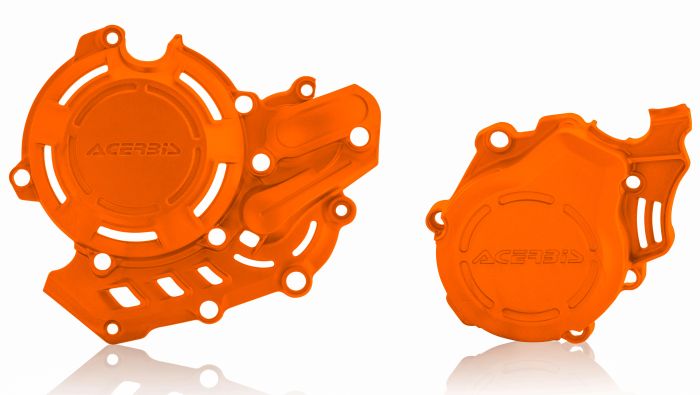 Acerbis X-power Engine Cover Kit  Orange