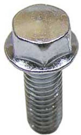 Bolt 8mm Hex Head Flange Bolts 6x1.0x25mm 10/pk