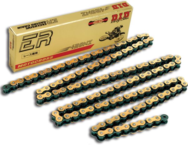 D.i.d Super 428nzg-132 Non O-ring Chain Gold