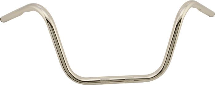 Harddrive H-bar Ape Hanger 10" Chrome  Alpine White