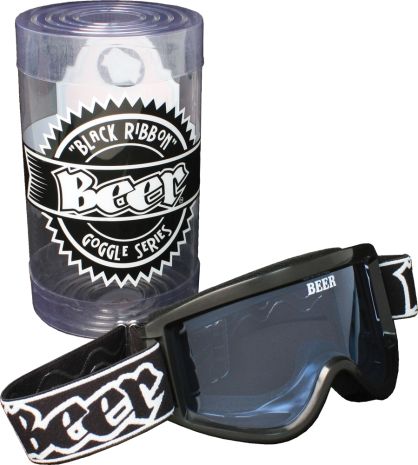 Beer Optics Dry Beer Goggle Black Ribbon  Black