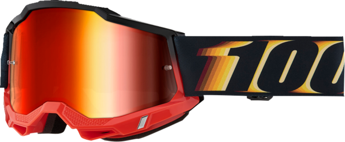 100% Accuri 2 Goggle - Stamino 2 - Red Mirror  0.875 in.