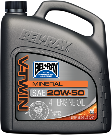 Bel-ray V-twin Mineral Engine Oil 20w-50 4l