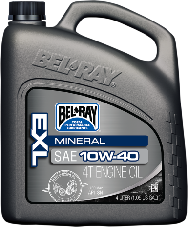 Bel-ray Exl Mineral 4t Engine Oil 10w-40 4l