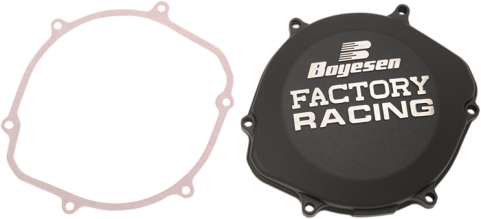 Boyesen Factory Racing Clutch Cover Black