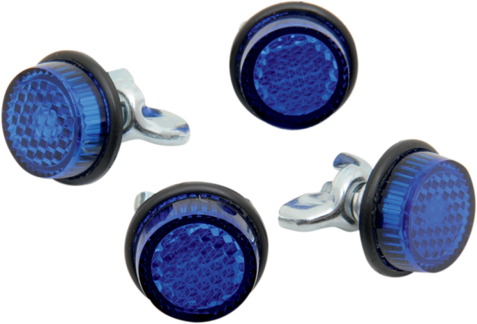 Chris Products Mini-reflectors Blue 4/pk