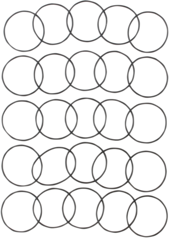 Cometic Starter O-ring Oil Seal Ironhead Xl 25/pk Oe#11116