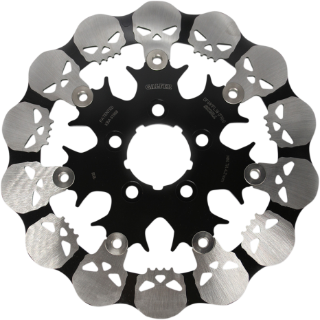 Galfer Rotor 11.5" Floating Skull Rr Black  Acid Concrete