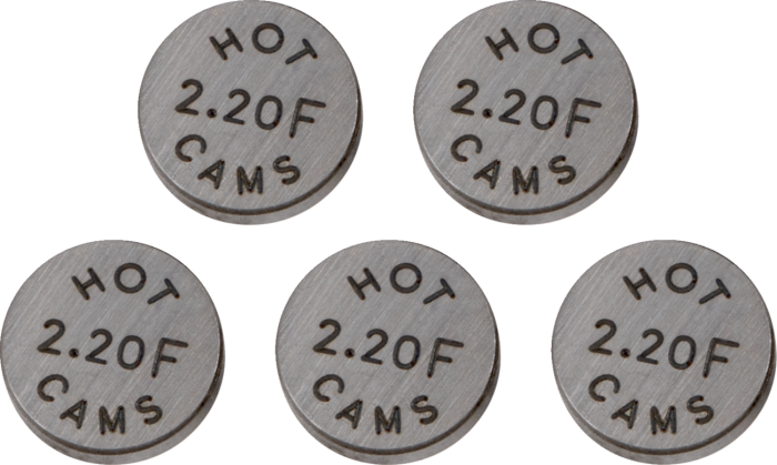 Hot Cams Valve Shims 10.00x2.20mm 5/pk