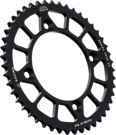 Jt Rear Racelite Sprocket Alum 47t-428 Blk Suzuki/yamaha  Acid Concrete