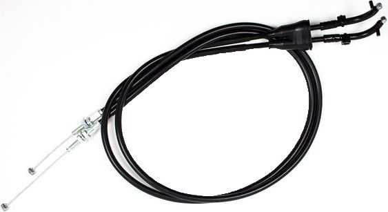 Motion Pro Black Vinyl Throttle Cable Set  Black