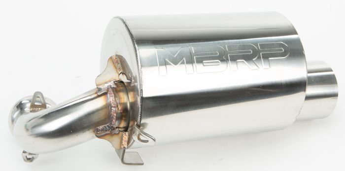 Mbrp Silencer Trail Stnls S-d Rev 500ss/600 800ho S/m  Acid Concrete