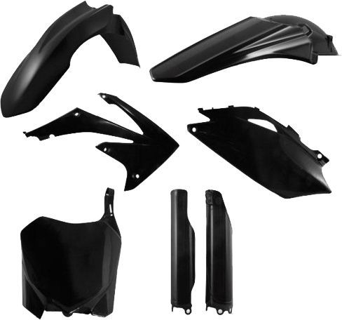 Acerbis Plastic Kit Black  Black