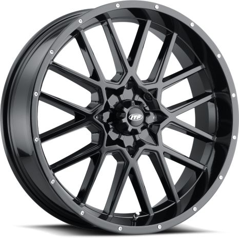 Itp Hurricane Black 18x6.5 4/137 4 + 2.5 (+10mm)  Black