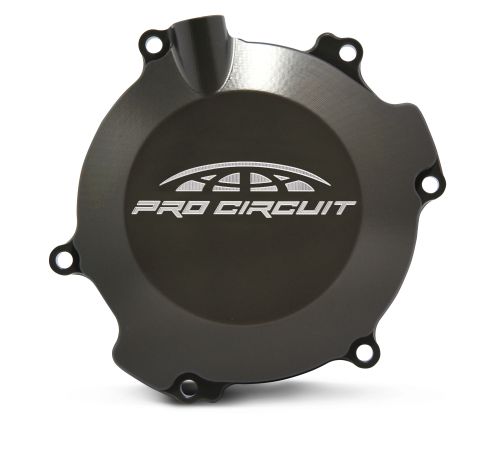 Pro Circuit T-6 Billet Clutch Cover  Alpine White