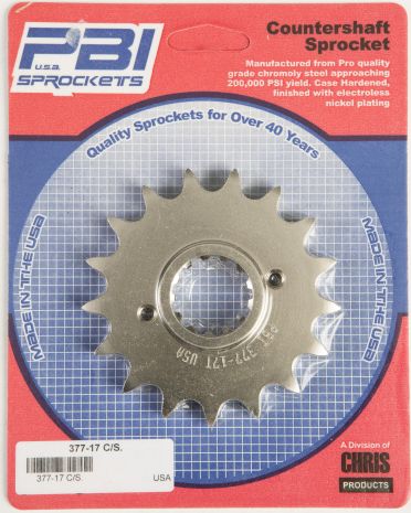 Pbi Front Cs Sprocket Steel 17t-530 Honda  Acid Concrete