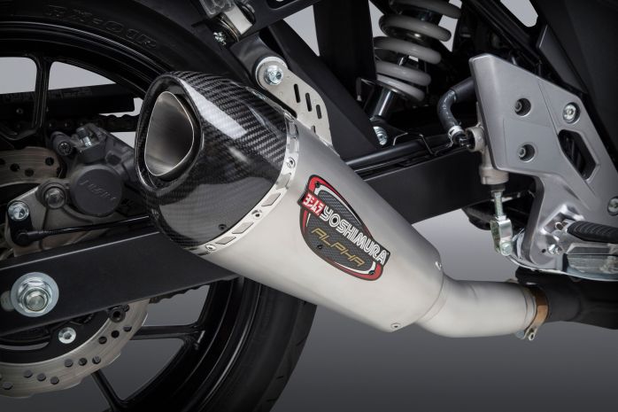 Yoshimura Exhaust Street Alpha-t Slip-on Ss-ss-cf  Acid Concrete