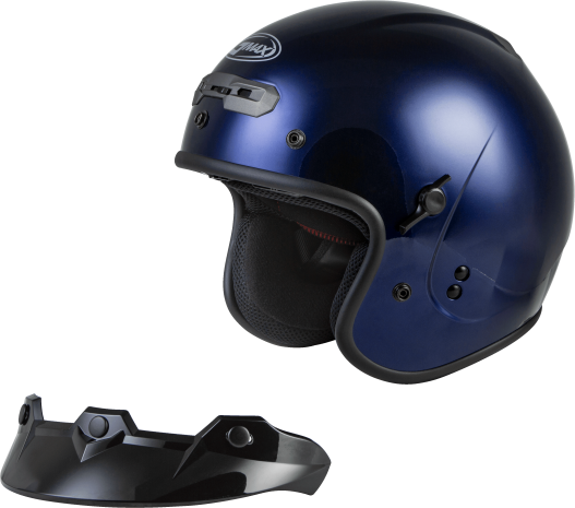 Gmax Gm-32 Open-face Helmet Blue Xs