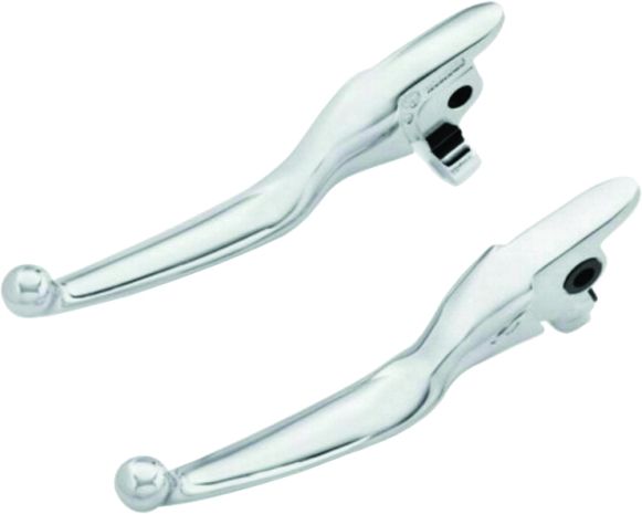 Harddrive Chrome Lever Set Smooth Touring 14-16 Except Triumph Glde  Acid Concrete