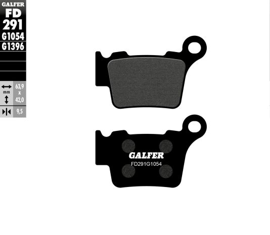 Galfer Brake Pads Semi Metallic Fd291g1054  Acid Concrete