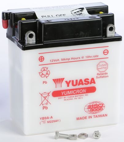 Yuasa Battery Yb9a-a Conventional  Acid Concrete