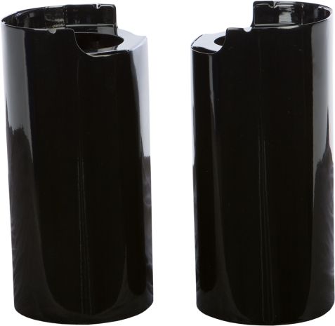 Harddrive Upper Fork Tube Covers Black Touring 14-up  Black