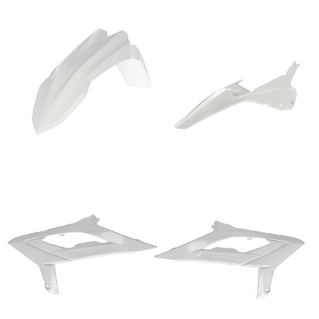 Acerbis Plastic Kit Beta White  Acid Concrete