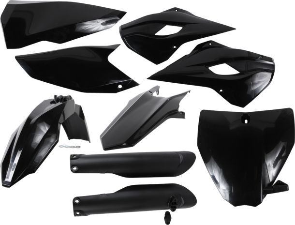 Acerbis Plastic Kit Black  Black