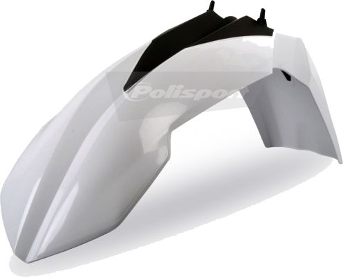 Polisport Front Fender White  White